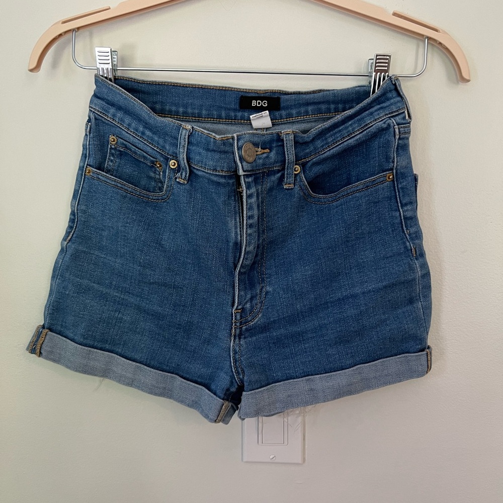 BDG Urban Outfitters high waisted pin up denim jean shorts